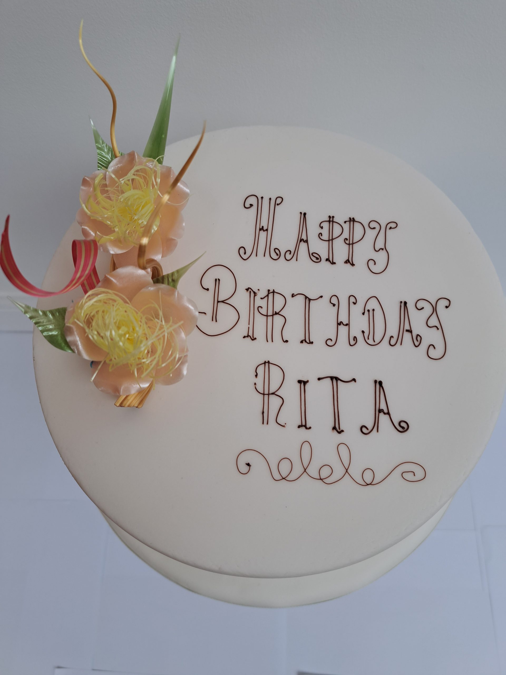 Musical birthday celebrations for Rita at Woodstock Residential Care Home -  Residential Care Home in Sittingbourne